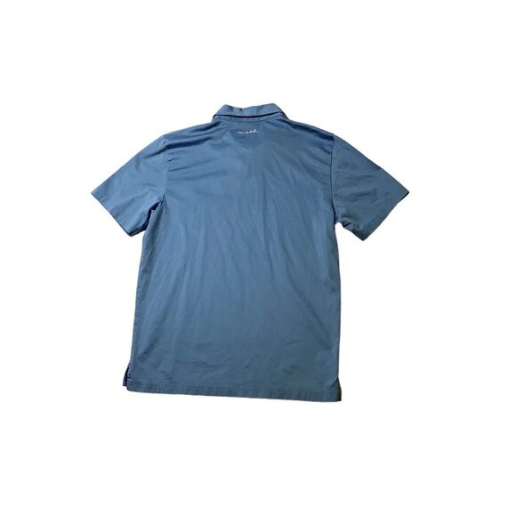 Travis Mathew Blue Pima Cotton Blend Golf Polo Shirt Men's Size M - Picture 6 of 9